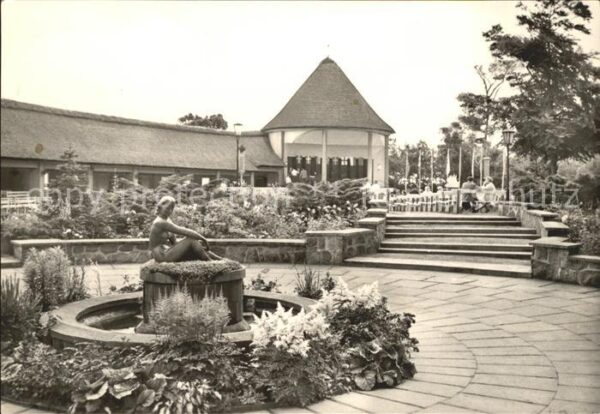 Kuehlungsborn Ostseebad Konzertgarten Ost Brunnen