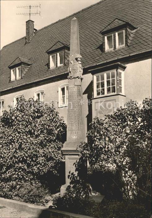 Marienberg Erzgebirge Postmeilens?ule