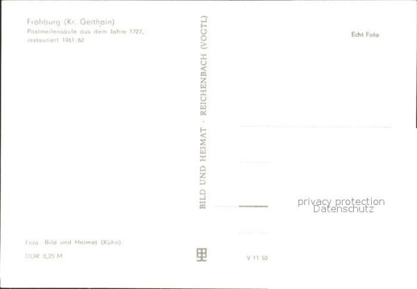 Frohburg Postmeilens?ule – Bild 2