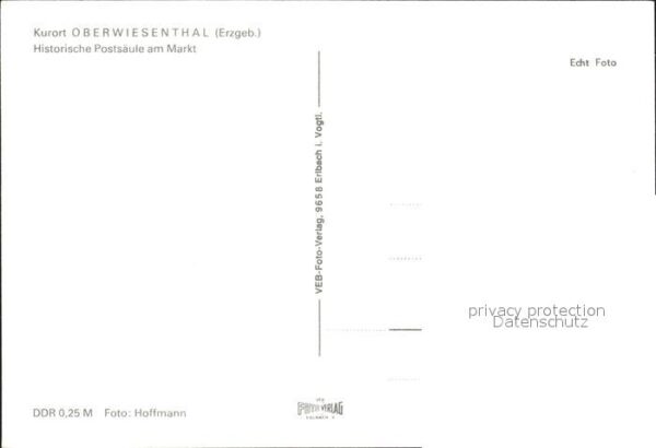 Oberwiesenthal Erzgebirge Postmeilens?ule am Markt – Bild 2