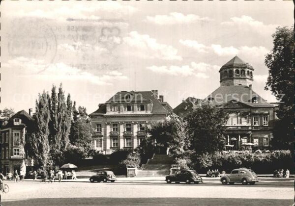 Bayreuth Luitpoldplatz Gontardhaus und Schlossca