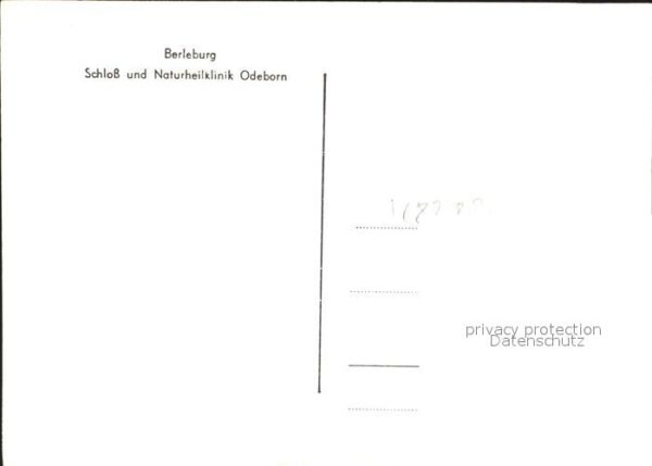 Berleburg Bad Schloss und Naturheilklinik Odeborn Fli – Bild 2