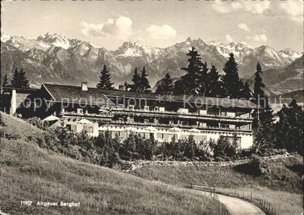 Sonthofen Oberallgaeu Allgäuer Berghof mit Alpe Eck
