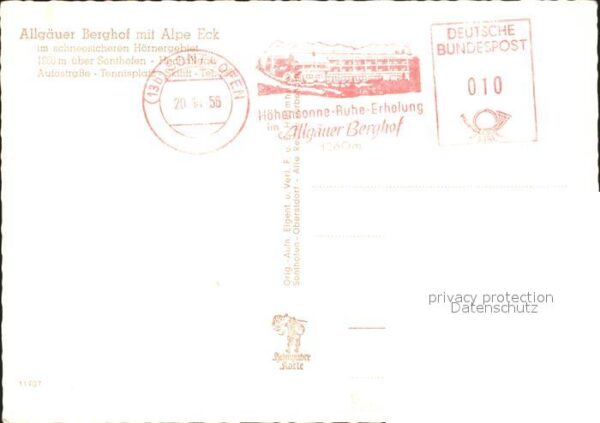 Sonthofen Oberallgaeu Allgäuer Berghof mit Alpe Eck – Bild 2