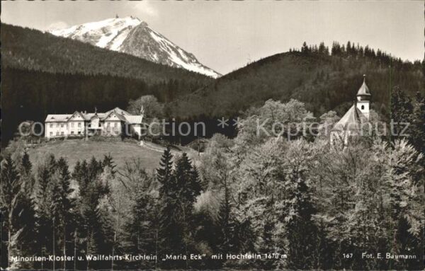Hochfelln Ruhpolding Minoriten Kloster Wallfahrts Kirchlein