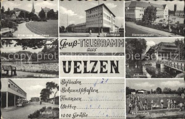 Uelzen Lueneburger Heide Bahnhof Fischerhof Kreishaus