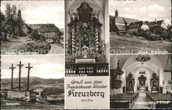 Kreuzberg Rhoen Kloster Innenansicht Kirche Antonius Al