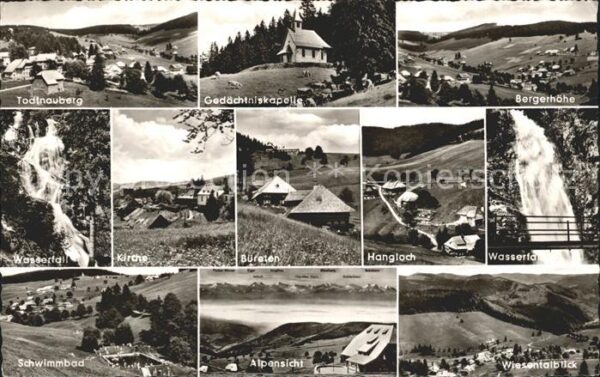 Todtnauberg Wasserfall Schwimmbad Alpenansicht Wies