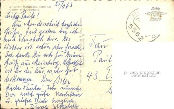 Manderscheid Eifel Nieder Oberburg – Bild 2
