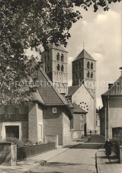 Muenster Westfalen Spiegelturm Dom