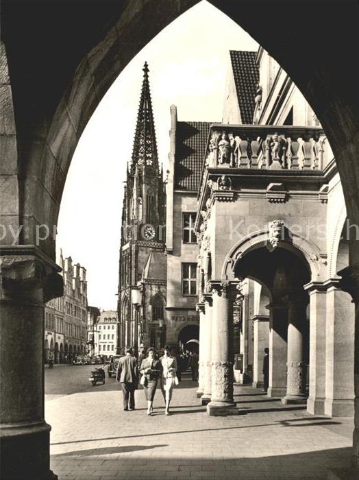 Muenster Westfalen Prinzipalmarkt Stadtweinhausbogen