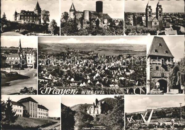 Mayen Marktplatz Jugendherberge Schloss Bürre