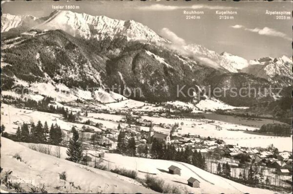 Hindelang Oberdorf Rauhhhorn Kugelhorn Älpelspitz