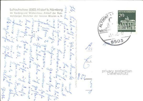 Altdorf Nuernberg Fliegeraufnahme – Bild 2
