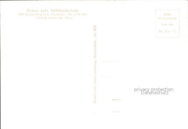 Alexandersbad Bad Evangelische Lutherisch Volkshochschule – Bild 2