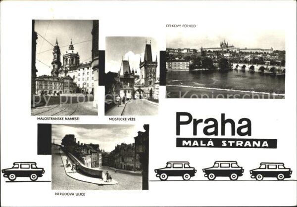 Praha Prahy Prague Malostranske Namesti Mostecke Veze Neru