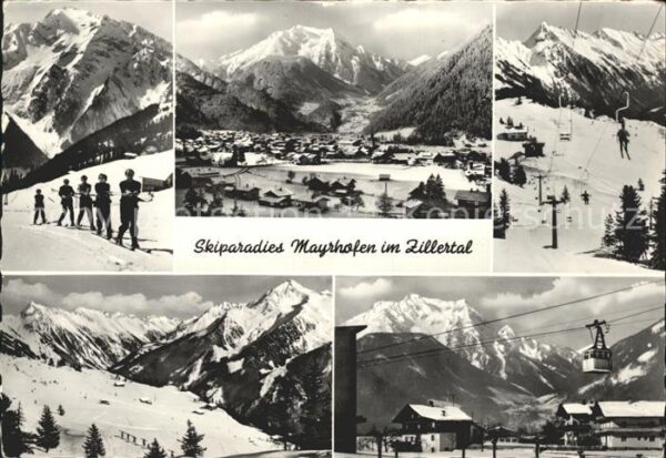 Mayrhofen Zillertal Ski Sesselbahn Luftseilbahn