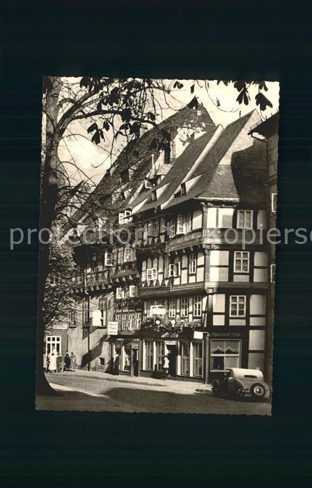 Goslar Bürgerhäuser Renaissance Markt Schiefer