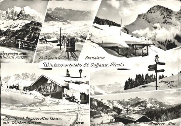 St Johann Tirol Bergbahn Wilden Kaiser Stangtalm Angere