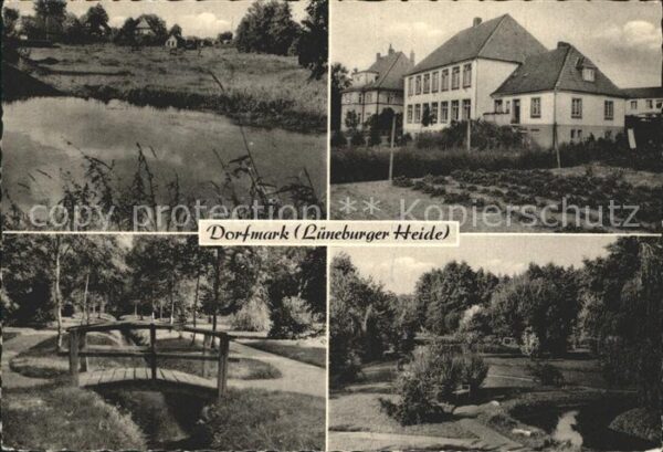 Dorfmark Teich Gebäude