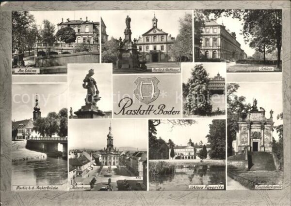 Rastatt Schloss Rathaus Kaiserstrasse