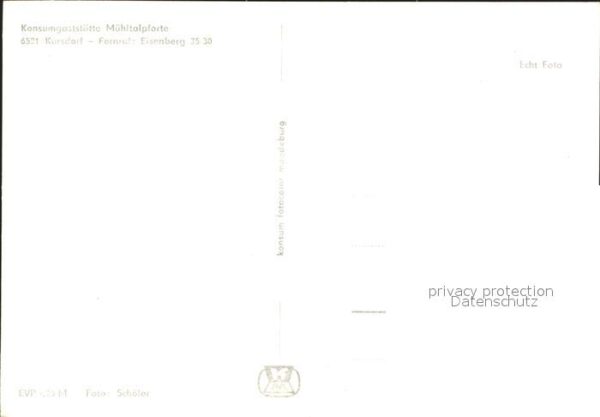Eisenberg Moritzburg Konsumgaststätte Mühltalpforte Kursdorf – Bild 2