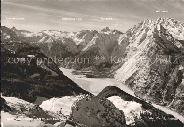 Jenner Berchtesgaden Königssee Schönfeldspitze Steinernes Me