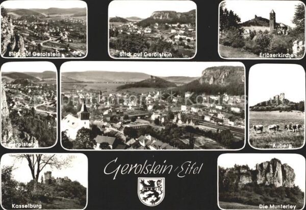 Gerolstein Erlöskirche Auberg Munterley Kasselburg