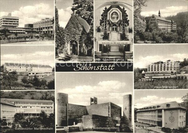 Schoenstatt Vallendar Gnadenkapelle Haus Regina Anbetungskirc