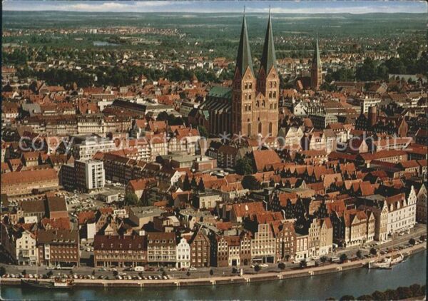 Luebeck Fliegeraufnahme