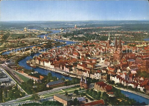 Luebeck Fliegeraufnahme