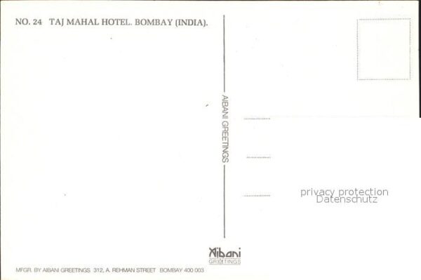Bombay Mumbai Thaj Mahal Hotel – Bild 2