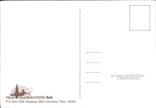 Bali Indonesien Nusa Dua Bech Hotel – Bild 2