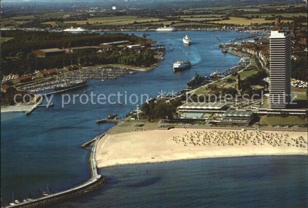 Travemuende Ostseebad Fliegeraufnahme