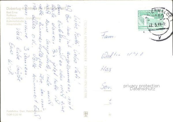 Doberlug-Kirchhain Bad Erna Rathaus Gaststätte Grüner Berg – Bild 2
