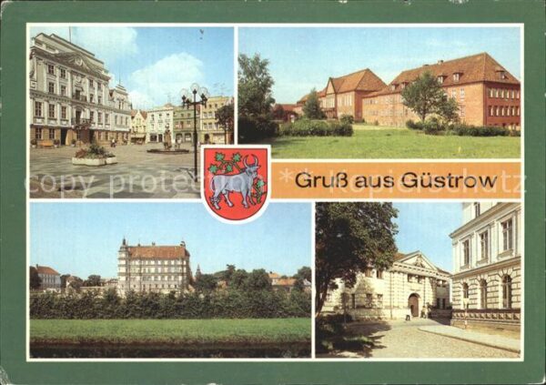 Guestrow Mecklenburg Vorpommern Markt Pädagogische Hochschule Schloss