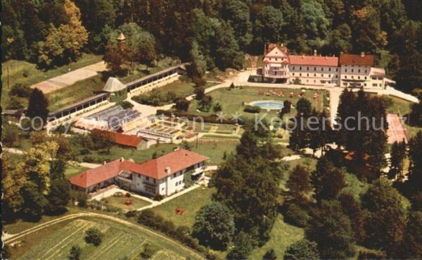 Wartenberg Oberbayern Fliegeraufnahme Klinik Sanatorium Warte