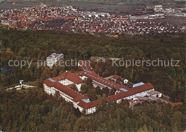 Gerlingen Wuerttemberg Fliegeraufnahme Fachklinik Schillerhöhe