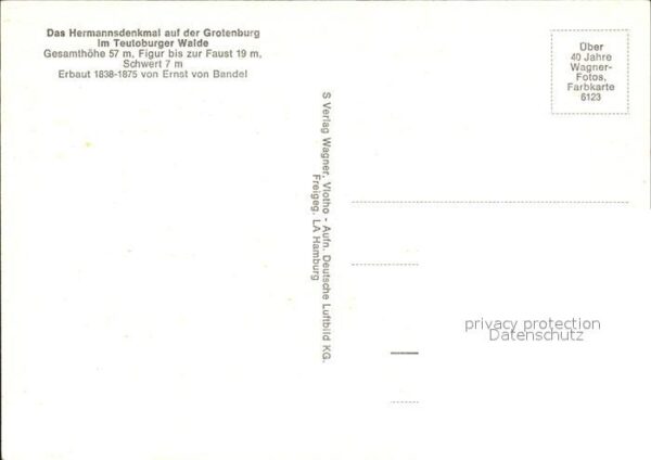 Hermannsdenkmal Fliegeraufnahme – Bild 2