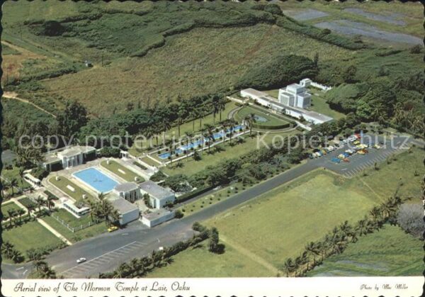 Hawaii US-State Mormon Temple at Laie