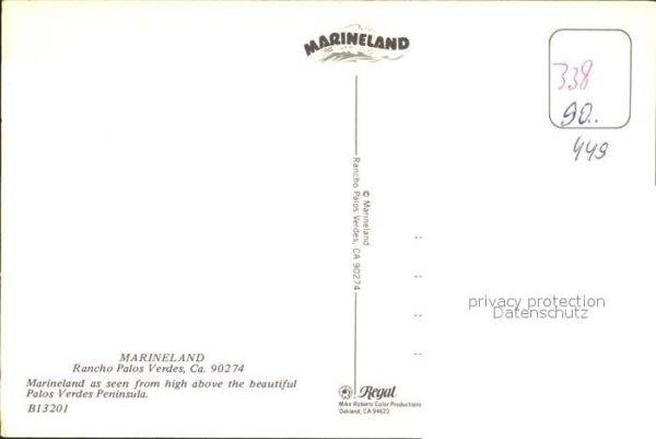 Palos Verdes Peninsula Marineland Fliegeraufnahme – Bild 2