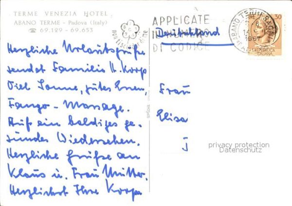 Padova Hotel Terme Venezia – Bild 2