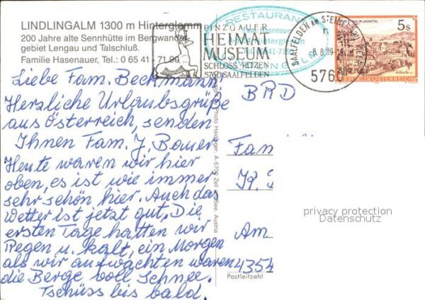 Hinterglemm Saalbach Lindingalm Wegekreuz – Bild 2