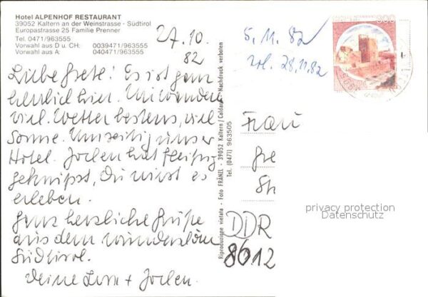 Kaltern Weinstrasse Tirol Hotel Alpenhof – Bild 2