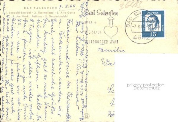 Bad Salzuflen Leopold- Sprudel Thermalbad Alte Gasse – Bild 2