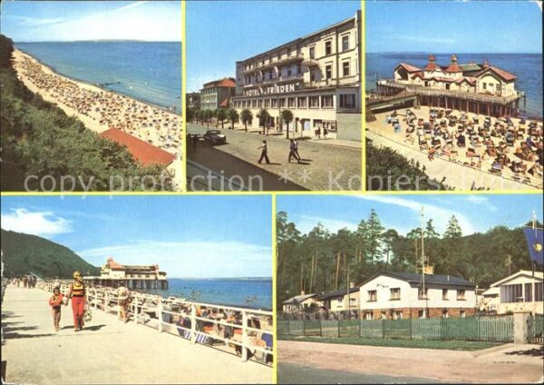 Sellin Ruegen Strand Seebrücke Promenade