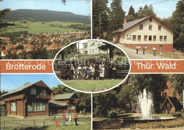 Brotterode Waldgaststätte Gehege Platz der Jugend