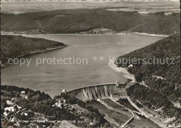 Edersee Sperrmauer Schloss Waldeck