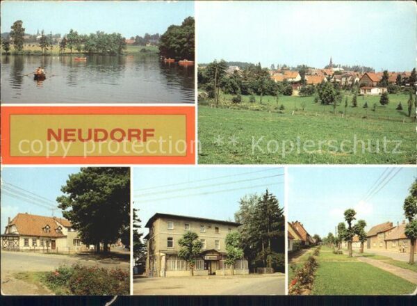 Neudorf Harzgerode Gondelteich FDGB Gaststätte Zur Schenke