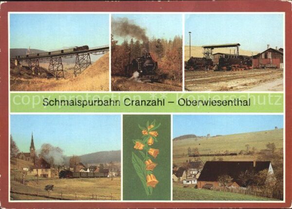 Oberwiesenthal Erzgebirge Schmalspurbahn Cranzahl Viadukt Bergfah